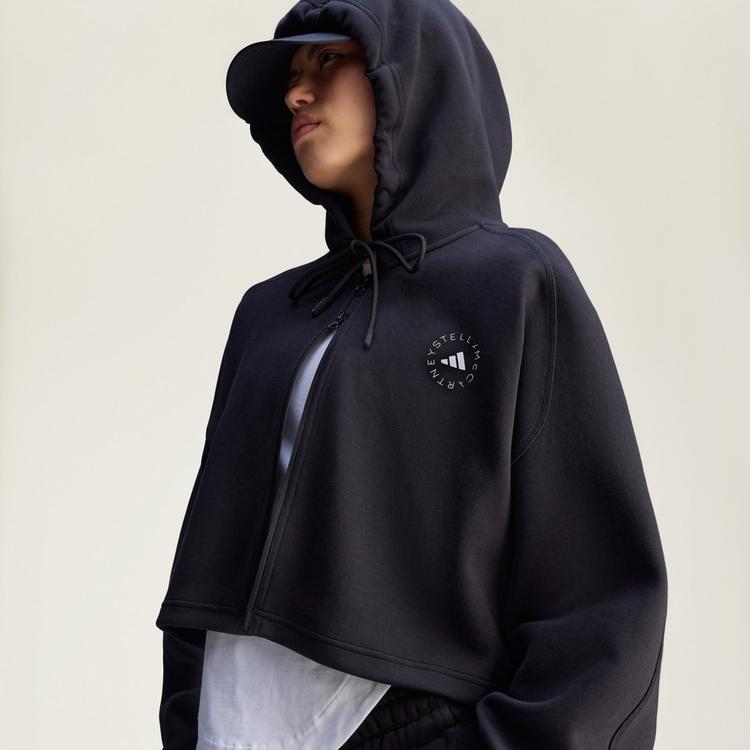 adidas adidas adidas by Stella McCartney Sportswear Hoodie Damen - Black - 1 | SportScheck