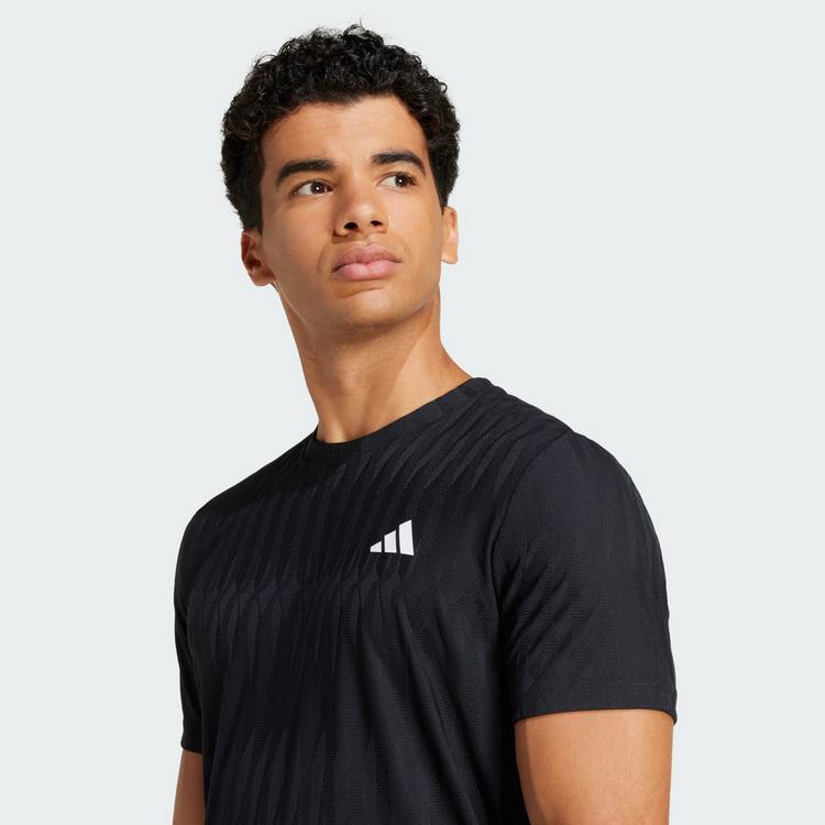 adidas adidas Tennis Climacool+ AIRCHILL FreeLift Funktionsshirt Herren - Black - 1 | SportScheck