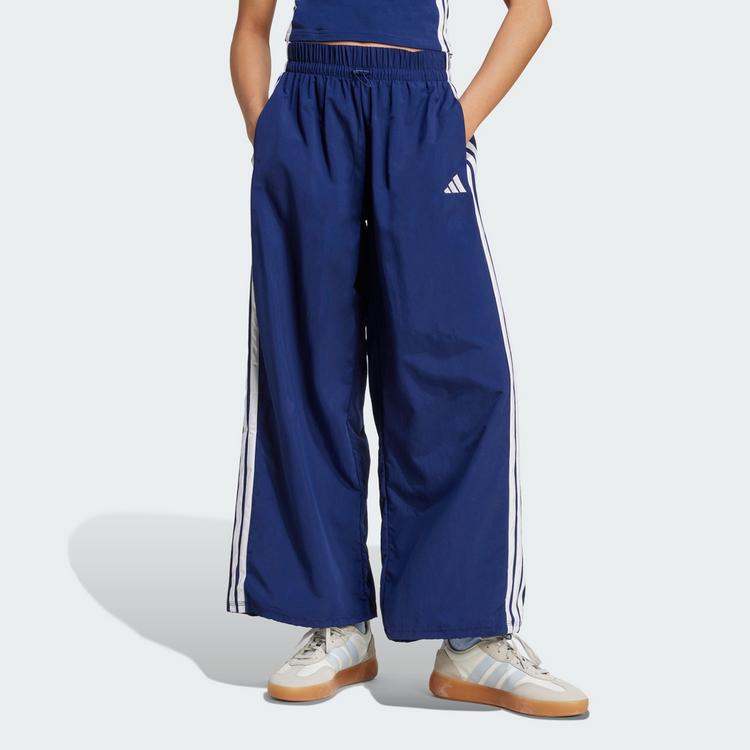 adidas adidas Essentials 3-Streifen Lifestyle Woven Trainingshose Damen - Dark Blue / White - 0 | SportScheck