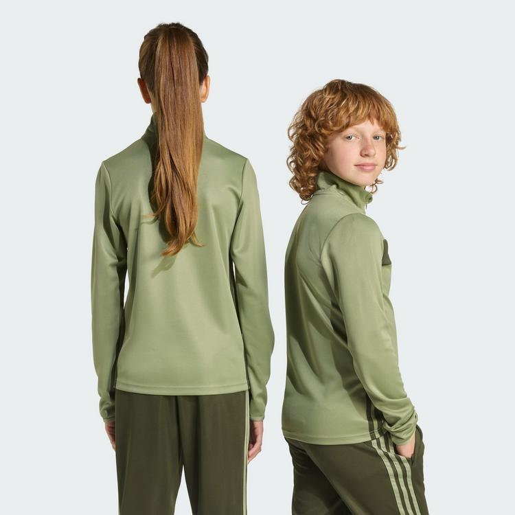 adidas adidas Tiro 25 Essentials Kids Trainingsanzug Kinder - Tent Green / Night Cargo / Impact Orange - 1 | SportScheck