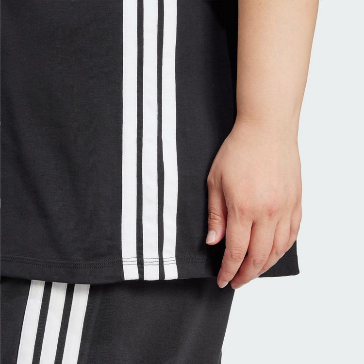 adidas adidas Essentials 3-Streifen Cotton T-Shirt &ndash; Langarmshirt Damen - Black / White - 1 | SportScheck