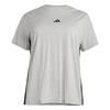 adidas Essentials 3-Streifen Cotton T-Shirt &ndash; Langarmshirt Damen - Medium Grey Heather / Black