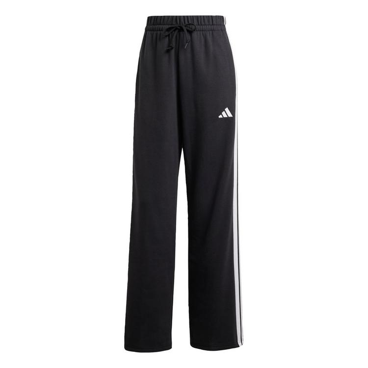 adidas adidas Essentials 3-Streifen Open Hem French Trainingshose Damen - Black / White - 0 | SportScheck