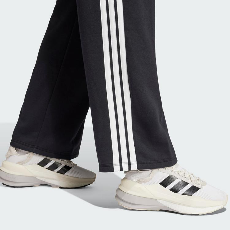 adidas adidas Essentials 3-Streifen Open Hem French Trainingshose Damen - Black / White - 1 | SportScheck