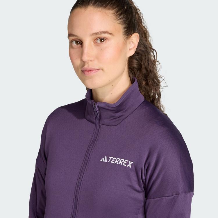 adidas adidas Terrex Xperior Climawarm Light Fleecejacke Damen - Aurora Plum - 1 | SportScheck