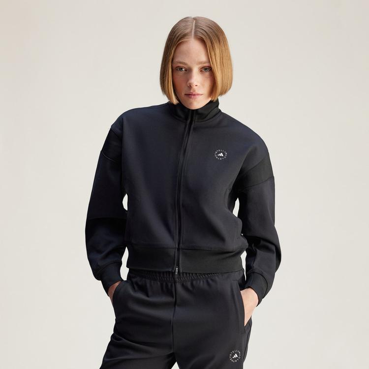 adidas adidas adidas by Stella McCartney Knitted Trainingsjacke Damen - Black - 0 | SportScheck