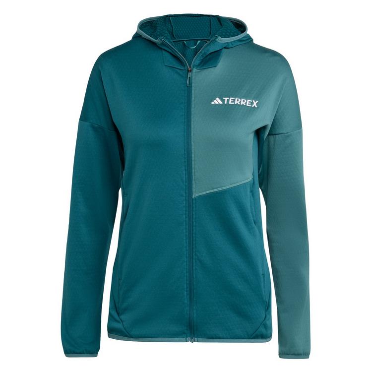 adidas adidas Terrex Xperior CLIMAWARM leichte Fleecejacke Damen - Mystery Green / Preloved Teal - 0 | SportScheck
