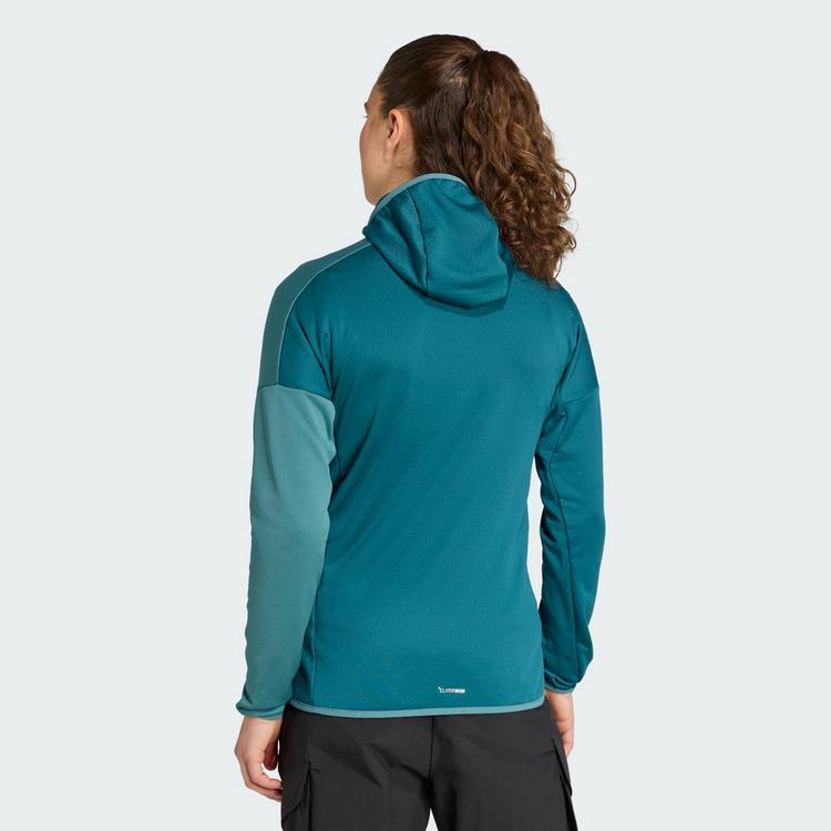 adidas adidas Terrex Xperior CLIMAWARM leichte Fleecejacke Damen - Mystery Green / Preloved Teal - 1 | SportScheck