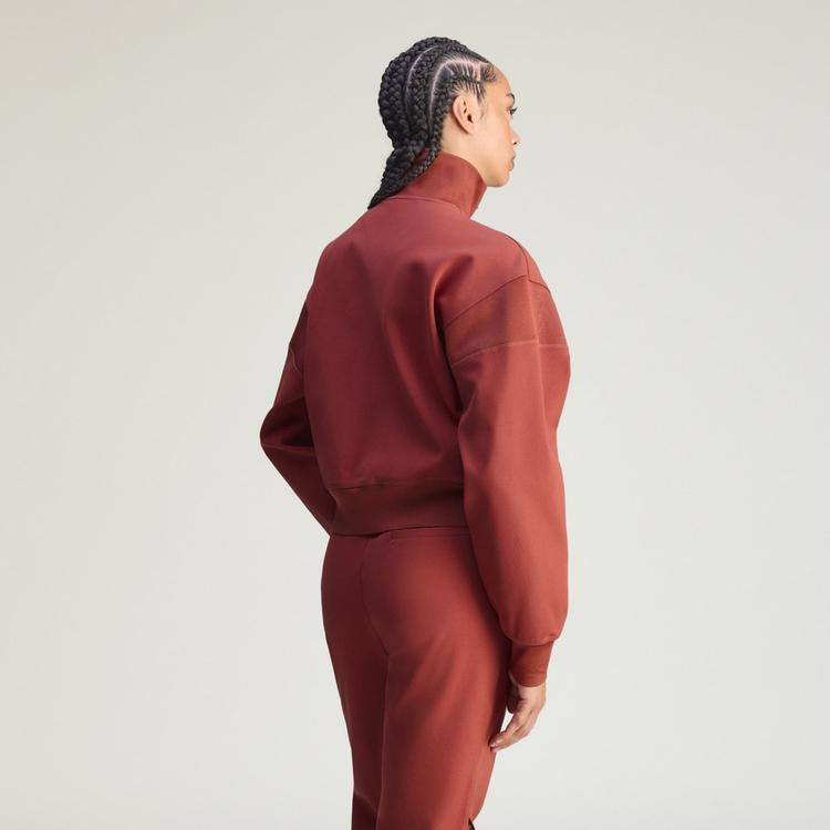 adidas adidas adidas by Stella McCartney Knitted Trainingsjacke Damen - Burnt Sienna - 1 | SportScheck