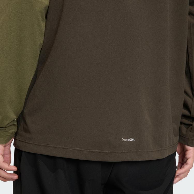 adidas adidas TERREX Multi Climacool 1/2 Zip Funktionsshirt Herren - Shadow Olive - 1 | SportScheck