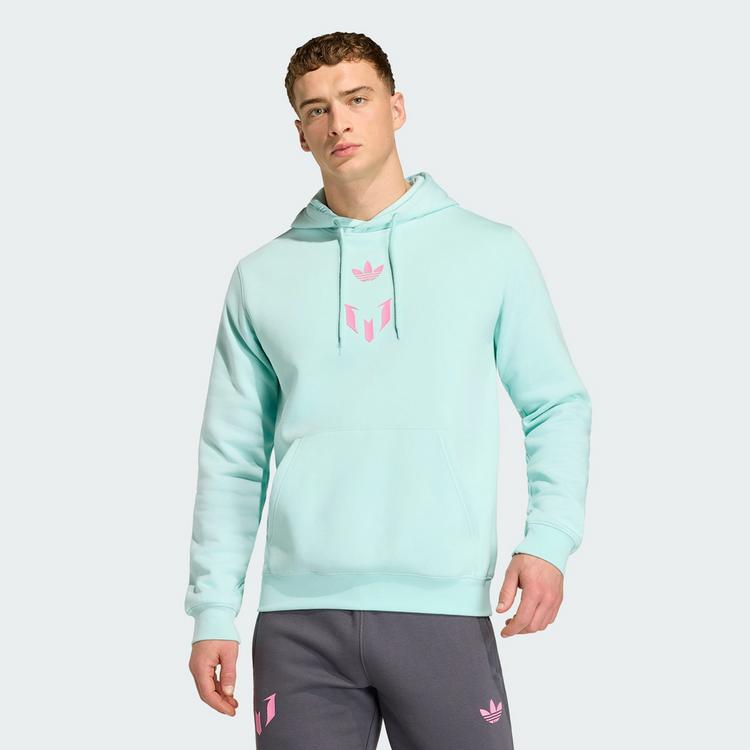 adidas adidas Messi Hoodie Hoodie Herren - Semi Flash Aqua - 0 | SportScheck