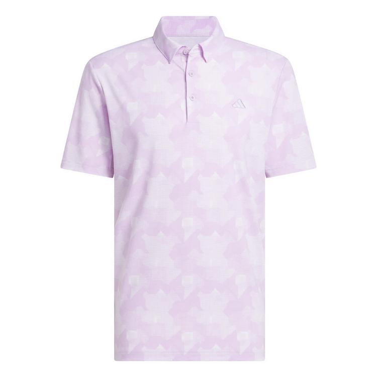 adidas adidas Go-To Printed Poloshirt Funktionsshirt Herren - Powder Plum / White - 0 | SportScheck