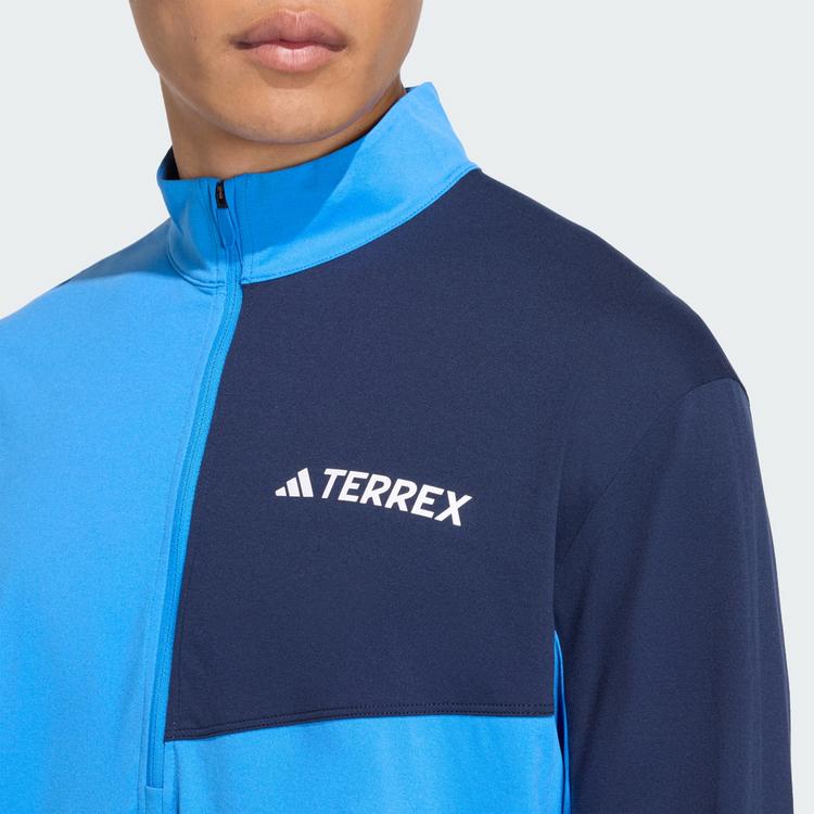adidas adidas TERREX Multi Climacool 1/2 Zip Funktionsshirt Herren - Ray Blue - 0 | SportScheck