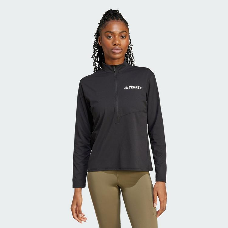 adidas adidas TERREX Multi Climacool 1/2 Zip Funktionsshirt Damen - Black - 0 | SportScheck