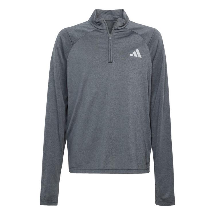 adidas adidas All Sports Favorite 1/4-Rei&szlig;verschluss Langarmshirt Kinder - Black / Grey Three / Reflective Silver - 0 | SportScheck