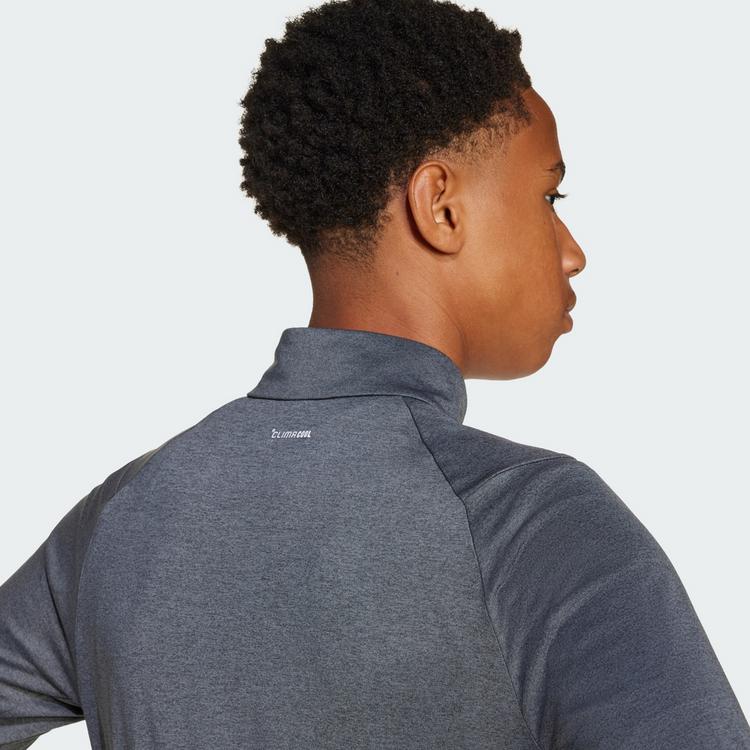 adidas adidas All Sports Favorite 1/4-Rei&szlig;verschluss Langarmshirt Kinder - Black / Grey Three / Reflective Silver - 0 | SportScheck
