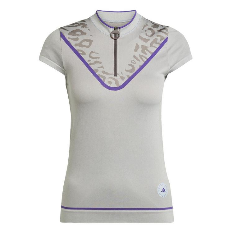 adidas adidas adidas by Stella McCartney TrueNature Funktionsshirt Damen - Clear Onix / Dove Grey - 0 | SportScheck