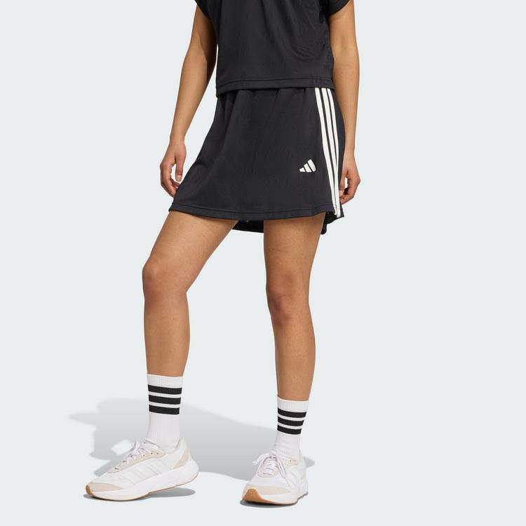 adidas adidas Stadium 3-Streifen Tennis inspirierter Kleid Damen - Black / Off White - 0 | SportScheck