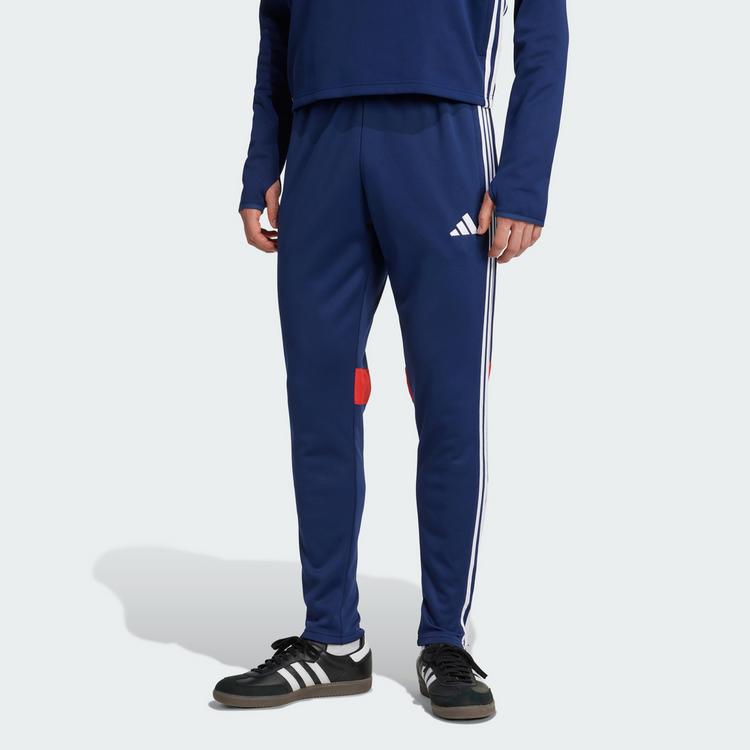 adidas adidas Tiro 25 Essentials Winterized Trainingshose Herren - Team Navy Blue 2 / Red / White - 0 | SportScheck