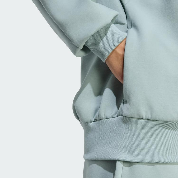 adidas adidas Soft Lux Oberteil, durchgehender Trainingsanzug Damen - Wonder Sage - 1 | SportScheck