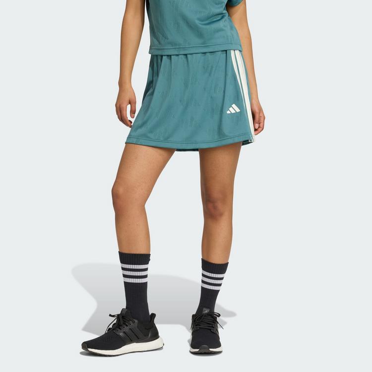 adidas adidas Stadium 3-Streifen Tennis inspirierter Kleid Damen - Preloved Teal / Off White - 0 | SportScheck