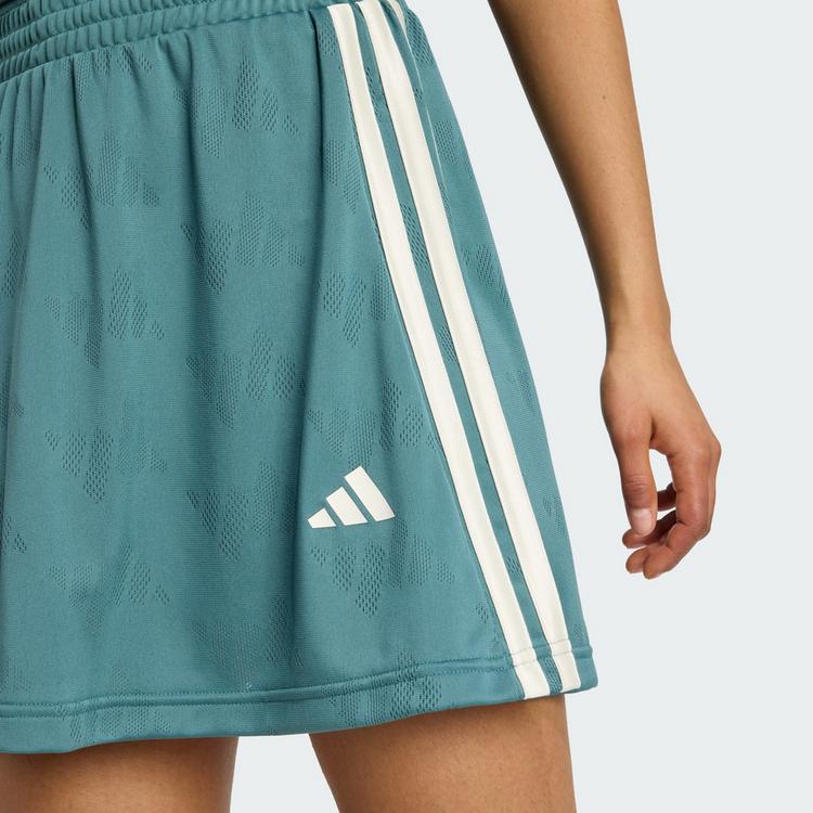 adidas adidas Stadium 3-Streifen Tennis inspirierter Kleid Damen - Preloved Teal / Off White - 0 | SportScheck