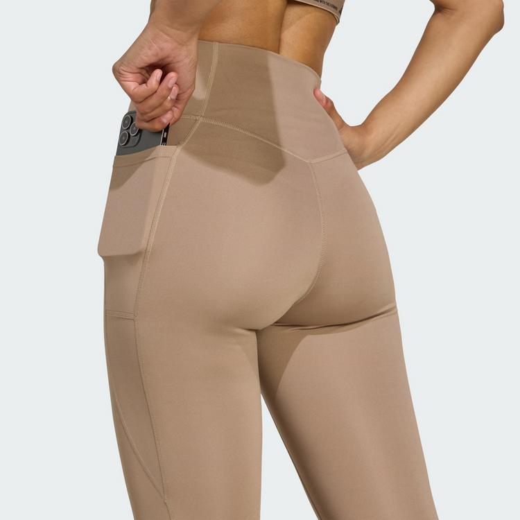 adidas adidas Optime Essentials 7/8-Leggings, ohne Leggings Damen - Chalky Brown - 0 | SportScheck