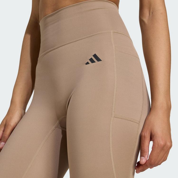 adidas adidas Optime Essentials 7/8-Leggings, ohne Leggings Damen - Chalky Brown - 1 | SportScheck