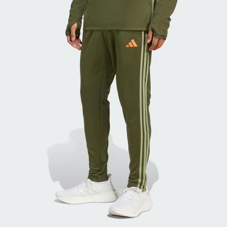 adidas adidas Tiro 25 Essentials Winterized Trainingshose Herren - Night Cargo / Tent Green / Impact Orange - 0 | SportScheck