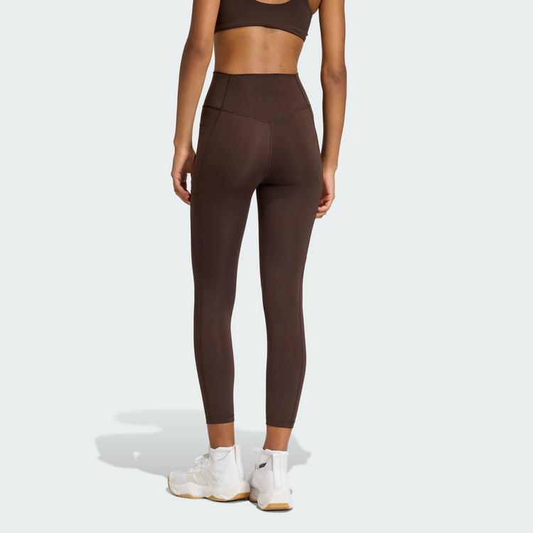 adidas adidas Optime Essentials 7/8-Leggings, ohne Leggings Damen - Aurora Coffee - 1 | SportScheck