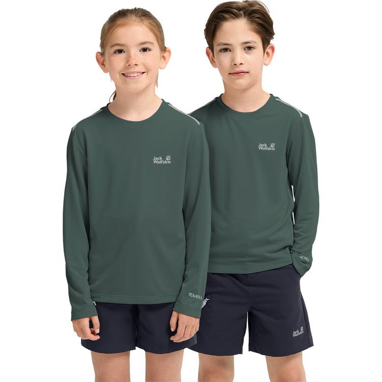 Jack Wolfskin Jack Wolfskin FLARE LS T K Funktionsshirt Kinder - sago palm - 0 | SportScheck
