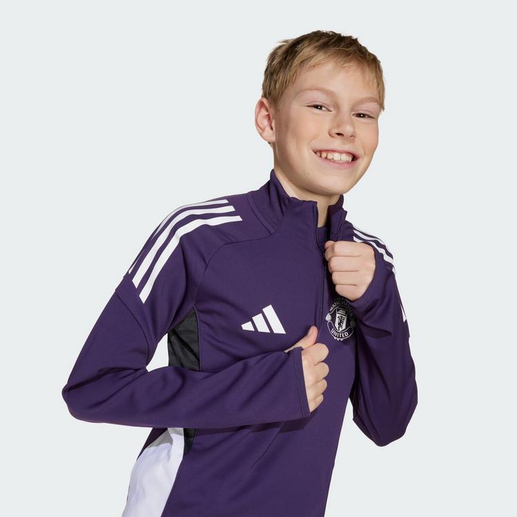 adidas adidas Manchester United Tiro 25 Competition Trainingsanzug Kinder - Aurora Plum / White / Black - 1 | SportScheck