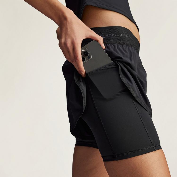 adidas adidas adidas by Stella McCartney Training Funktionsshorts Damen - Black - 1 | SportScheck