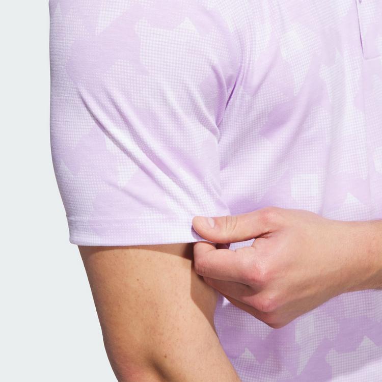 adidas adidas Go-To Printed Poloshirt Funktionsshirt Herren - Powder Plum / White - 1 | SportScheck