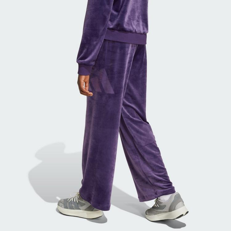adidas adidas Seasonal Essentials Holiday Pack Wide Stoffhose Kinder - Aurora Plum - 1 | SportScheck