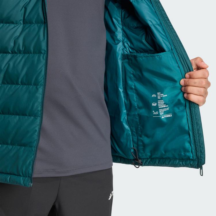 adidas adidas Terrex Multi Light Down CLIMAWARM Outdoorjacke Herren - Aurora Ivy - 0 | SportScheck