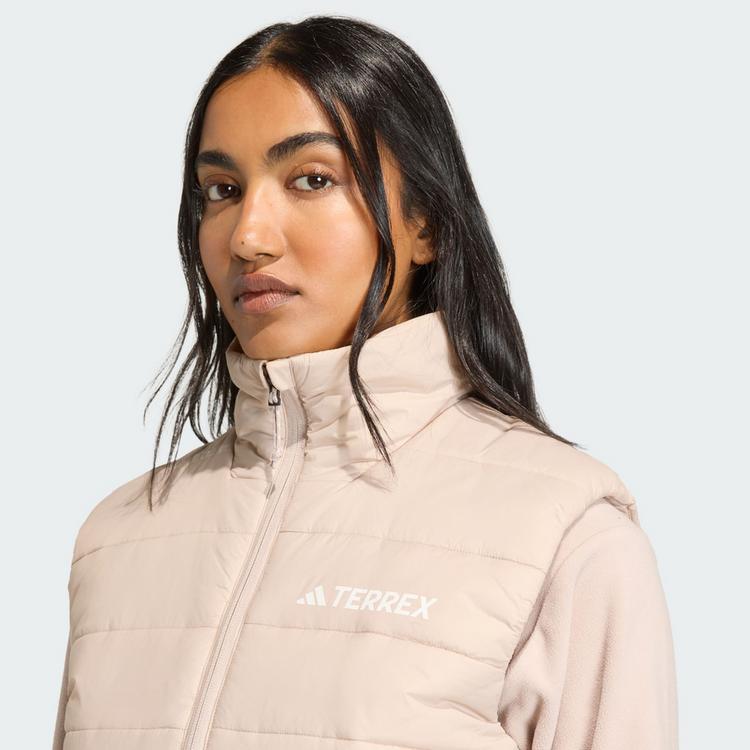 adidas adidas Terrex Multi Essentials CLIMAWARM Fleeceweste Damen - Wonder Taupe - 0 | SportScheck