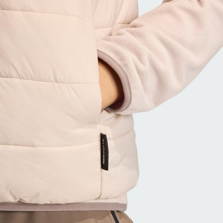 adidas adidas Terrex Multi Essentials CLIMAWARM Fleeceweste Damen - Wonder Taupe - 1 | SportScheck