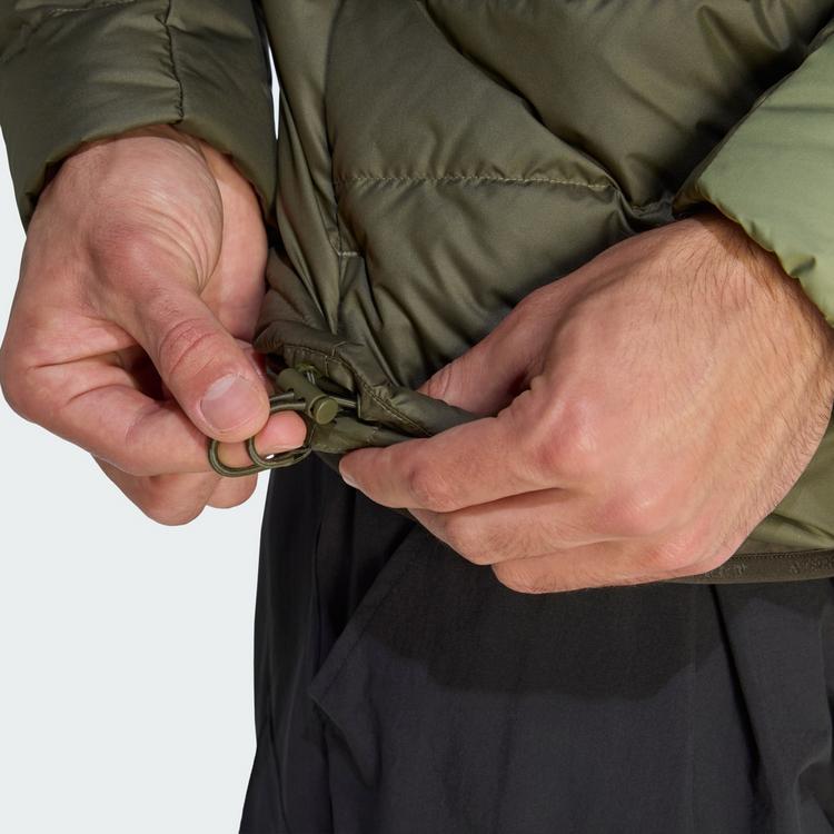 adidas adidas Terrex Multi Light Down CLIMAWARM Outdoorjacke Herren - Olive Strata / Tent Green - 1 | SportScheck