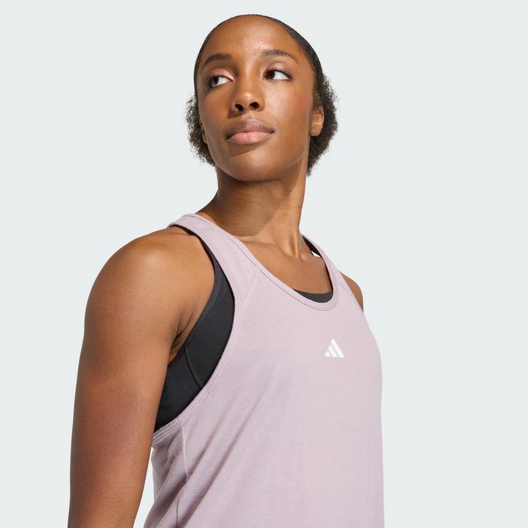 adidas adidas Train Essentials Minimal Branding Funktionstank Damen - Preloved Fig - 0 | SportScheck