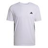 adidas WORKOUT ESSENTIALS BASE 3-STREIFEN Funktionsshirt Herren - White / Black