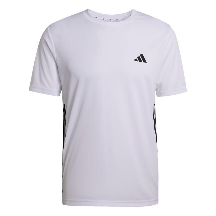 adidas adidas WORKOUT ESSENTIALS BASE 3-STREIFEN Funktionsshirt Herren - White / Black - 0 | SportScheck