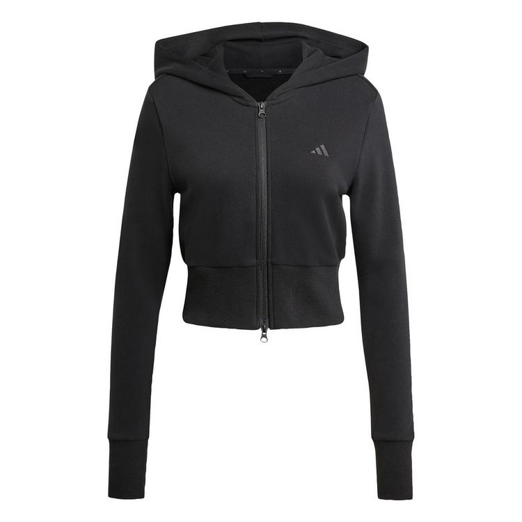 adidas adidas Seasonal Essentials French Terry Track Hoodie Damen - Black - 0 | SportScheck