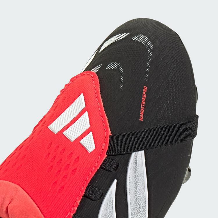 adidas adidas PREDATOR ELITE Fu&szlig;ballschuh mit Fu&szlig;ballschuhe Kinder - Core Black / Cloud White / Lucid Red - 5 | SportScheck