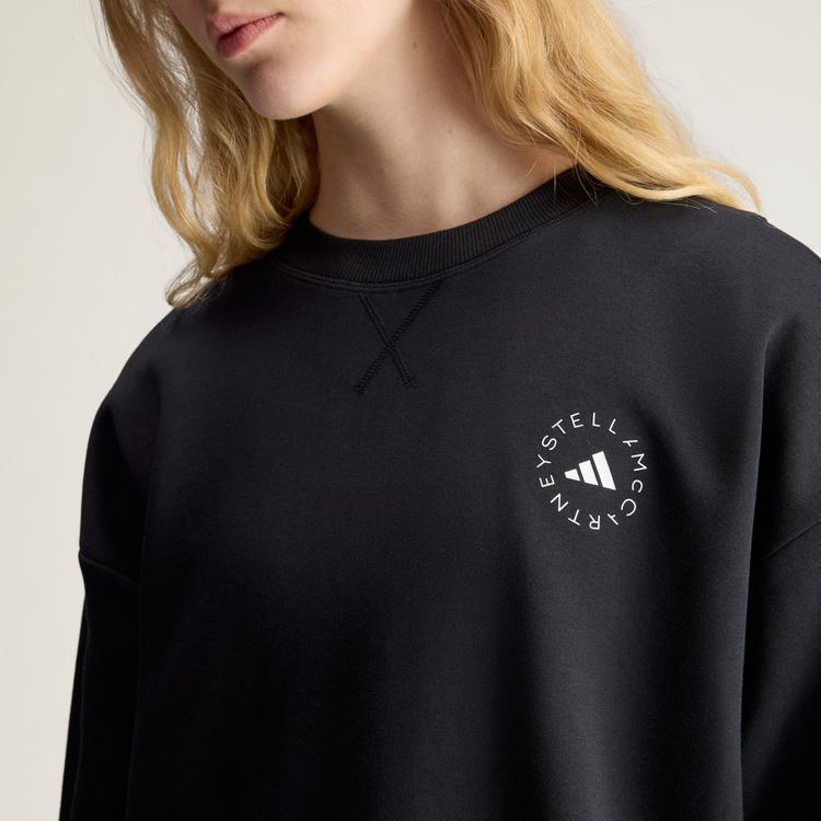 adidas adidas adidas by Stella McCartney Sweatshirt, Sweatshirt Damen - Black - 0 | SportScheck