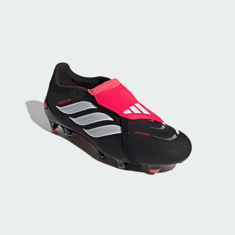 adidas adidas PREDATOR PRO Fold-Over Tongue Firm Fu&szlig;ballschuhe - Core Black / Cloud White / Lucid Red - 2 | SportScheck