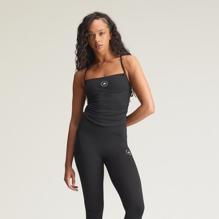 adidas adidas adidas by Stella McCartney Studio Croptop Damen - Black - 0 | SportScheck