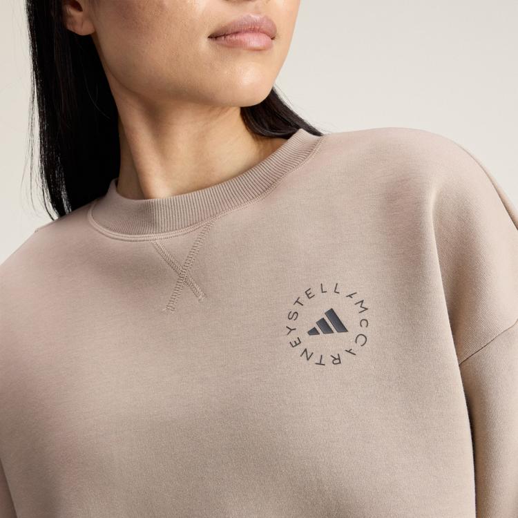 adidas adidas adidas by Stella McCartney Sweatshirt, Sweatshirt Damen - Chalky Brown - 1 | SportScheck
