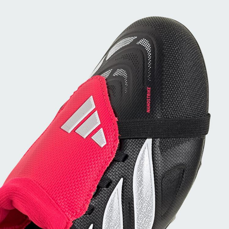adidas adidas PREDATOR LEAGUE Fold-Over Tongue Firm Fu&szlig;ballschuhe Kinder - Core Black / Cloud White / Lucid Red - 6 | SportScheck