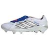 adidas PREDATOR PRO Fold-Over Tongue Firm Fu&szlig;ballschuhe - Cloud White / Zero Metalic / Royal Blue